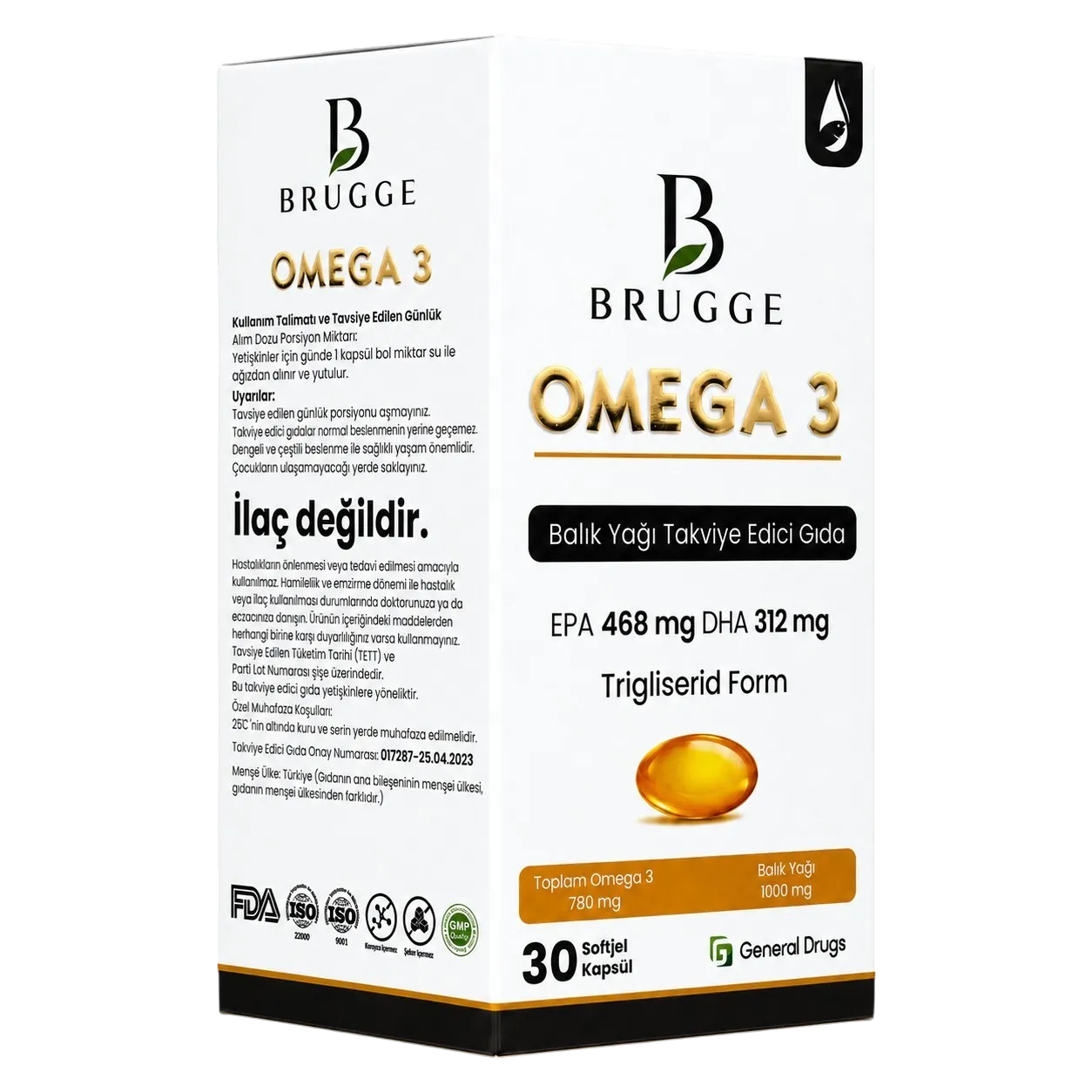Brugge Omega 3 Kapsul
