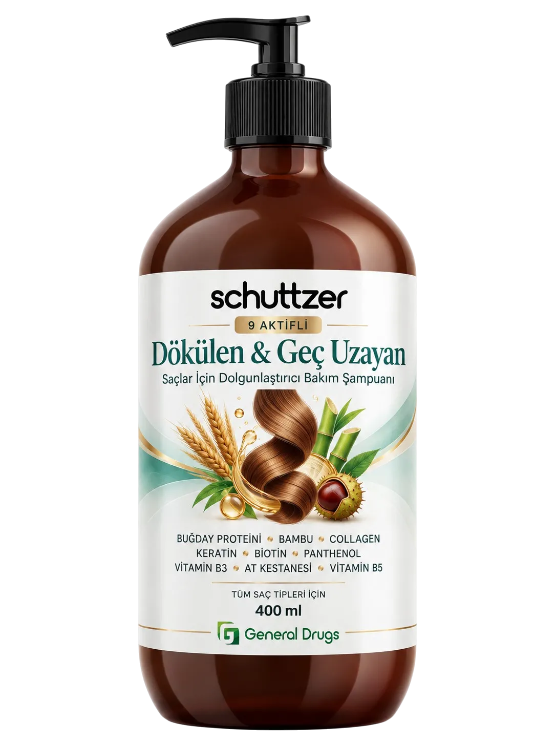 Schuttzer 9 Aktifli Dolgunlaştırıcı Bakım Şampuan